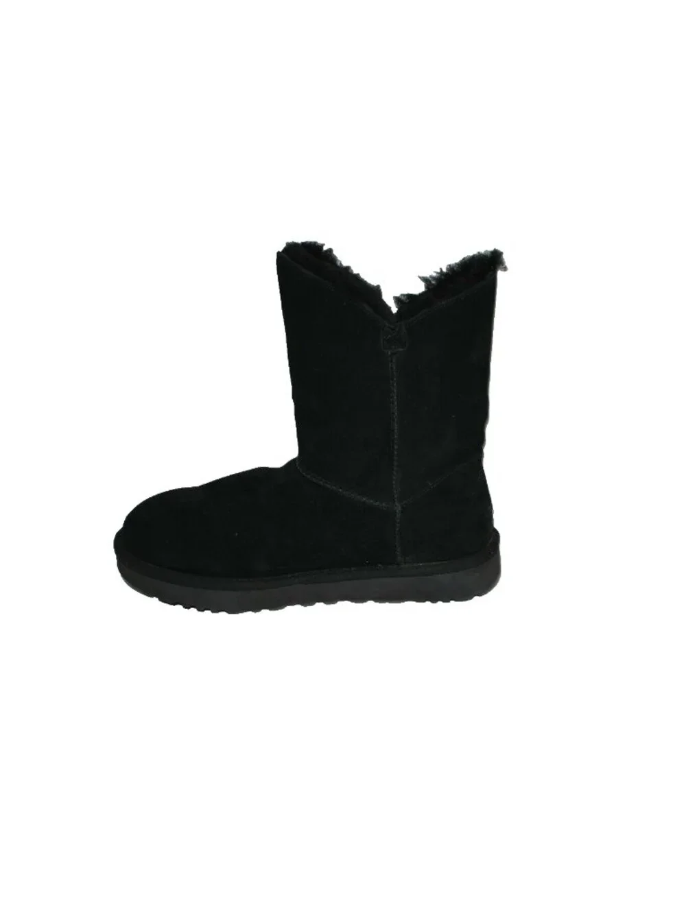 New! Ugg Constantine Genuine Lamb Shearling Lined Boot Black Sz 6 1018629 DD36